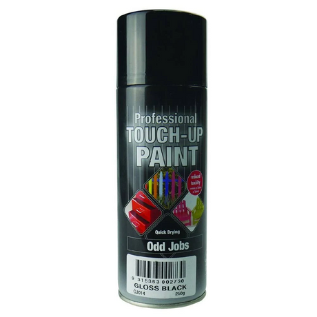 Gloss Black Enamel Quick Drying Professional Touch Up Paint - Odd Jobs | Universal Auto Spares