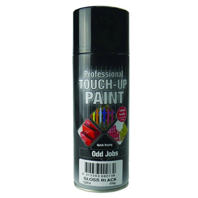 Gloss Black Enamel Quick Drying Professional Touch Up Paint - Odd Jobs