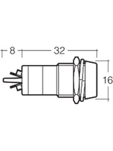 Pilot Light LED Blue 24V Blade Terminals - Narva | Universal Auto Spares