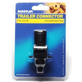 Trailer Plug 6 Pin Small Round Plastic (On Trailer End) - NARVA | Universal Auto Spares