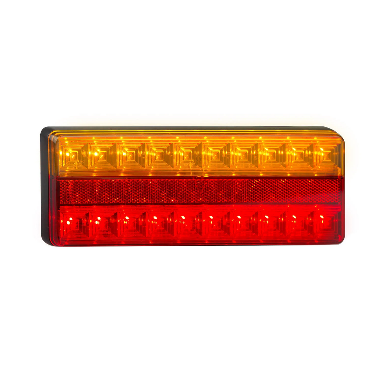 LED Stop/Tail/Indicator Lamp 12V With Reflex Reflector 38cm - LED AutoLamps