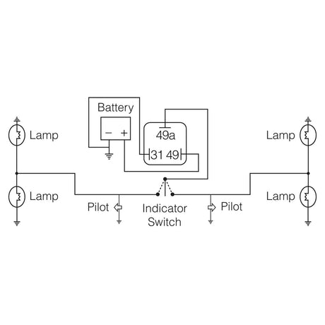 Electronic Flasher 12V 3 Pin - Narva | Universal Auto Spares