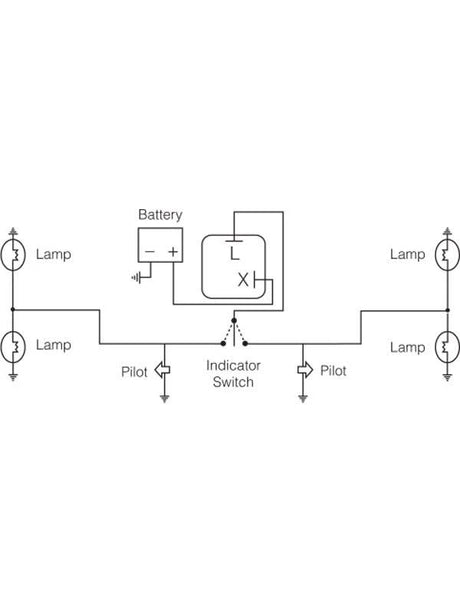 Electronic LED Flasher 12V 2 Pin - Narva | Universal Auto Spares