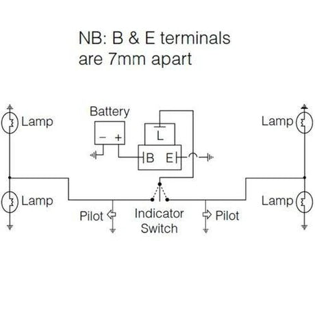 Electronic Flasher 12V 3 Pin Load Sensitive Type - Narva | Universal Auto Spares