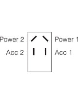 Heavy Duty Rocker Switch Off/On DPST 20A at 12V - Narva | Universal Auto Spares