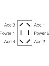 Heavy Duty Rocker Switch Momentary On/Off/Momentary On DPDT - Narva | Universal Auto Spares