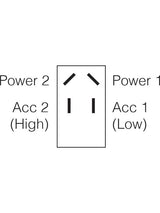 Heavy Duty Rocker Switch Off/On/On DPDT 20A at 12V - Narva | Universal Auto Spares