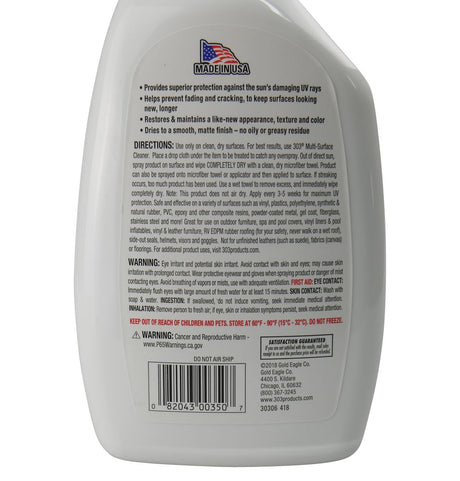 Aerospace Protectant Marine UV Protectant 946ml - 303 Protectant | Universal Auto Spares