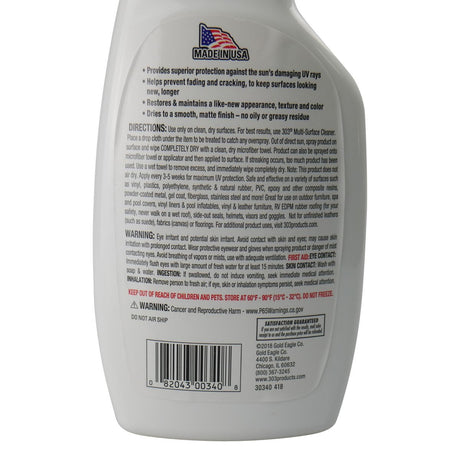 Aerospace Protectant Marine UV Protectant 473mL - 303 Protectant | Universal Auto Spares