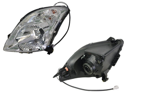 Headlight (LHS, Chrome) Suzuki Swift EZ 2005 - 2010 SZSW-HEL-05L - Sterling Parts