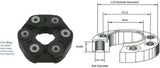 Tail Shaft Coupling (Propshaft Joint) BMW 1 Series E81/E82/E87/E88 2004 - 2013 TSC-BM1S-007 - Sterling