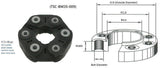 Tail Shaft Coupling (Propshaft Joint) BMW 3 Series E90/E91/E92/E93 2005 - 2013 TSC - BM3S - 009 - Sterling Parts - Transmission & Drivetrain - Sterling Parts