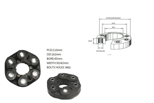 Tail Shaft Coupling (Propshaft Joint) BMW 6 Series E63/E64 2004 - 2010 TSC - BM6S - 007 - Sterling Parts - Transmission & Drivetrain - Sterling Parts