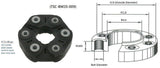 Tail Shaft Coupling (PCD 96mm, Width 34–36mm) BMW X1 E84 2010 - 2015 TSC-BMX1-002 - Sterling