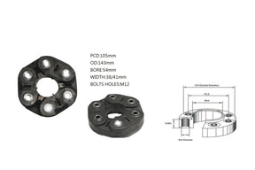 Tail Shaft Coupling (Propshaft Joint), E71/F16/F86/F96/G06 BMW X6 2008 - ONWARDS TSC - BMX6 - 005 - Sterling Parts - Transmission & Drivetrain - Sterling Parts