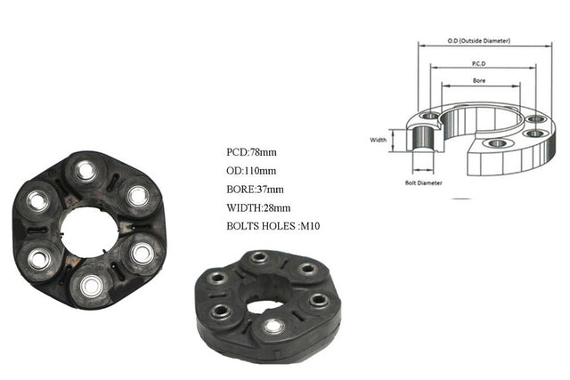 Tail Shaft Coupling (Propshaft Joint) BMW Z3 E36 1997 - 2002 TSC-BMZ3-003 - Sterling