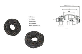 Tail Shaft Coupling (Propshaft Joint) BMW Z4 E85/E86/E89 2003 - 2016 TSC - BMZ4 - 001 - Sterling Parts - Transmission & Drivetrain - Sterling Parts