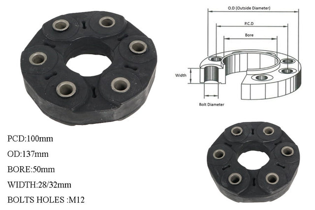 Tail Shaft Coupling (Propshaft Joint) Mercedes-Benz C/E/M/S-Class 1991 - 2019 TSC-BZ-001 - Sterling