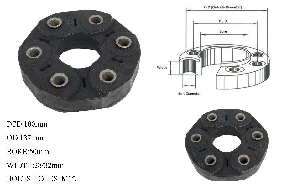 Tail Shaft Coupling (Propshaft Joint) Chrysler 300C V6 2005 - 2012 TSC-CL30-001 - Sterling