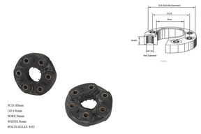 Tail Shaft Coupling (PCD 105mm, Width 31mm) Holden Commodore VE 2006 - 2013 TSC - HLCD - 022 - Sterling Parts - Transmission & Drivetrain - Sterling Parts