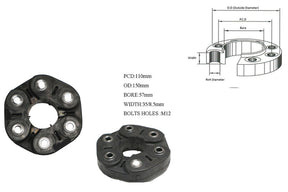 Tail Shaft Coupling (Propshaft Joint) Holden Commodore VZ/VE 2004 - 2013 TSC - HLCD - 024 - Sterling Parts - Transmission & Drivetrain - Sterling Parts