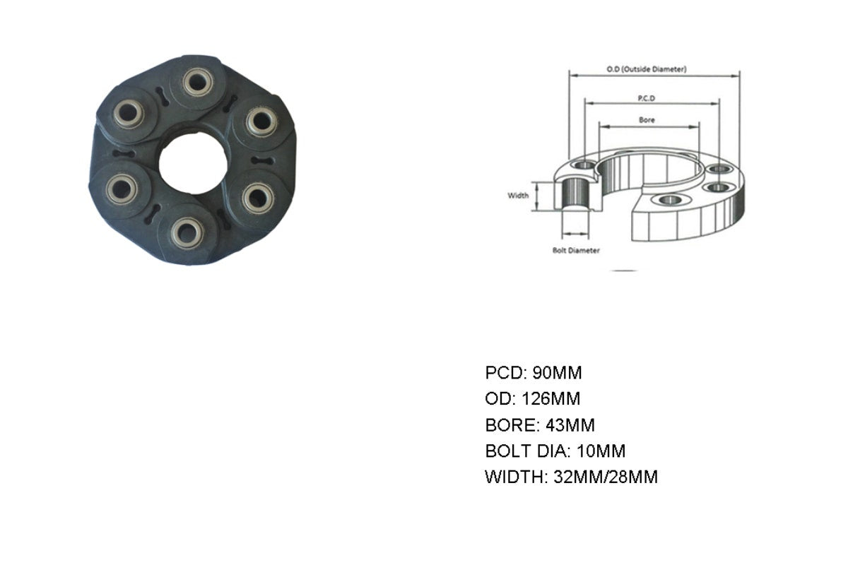 Tail Shaft Coupling (Propshaft Joint) Hyundai Tucson JM/TL/TLe 2004 - 2020 TSC - HYTS - 003 - Sterling Parts - Transmission & Drivetrain - Sterling Parts