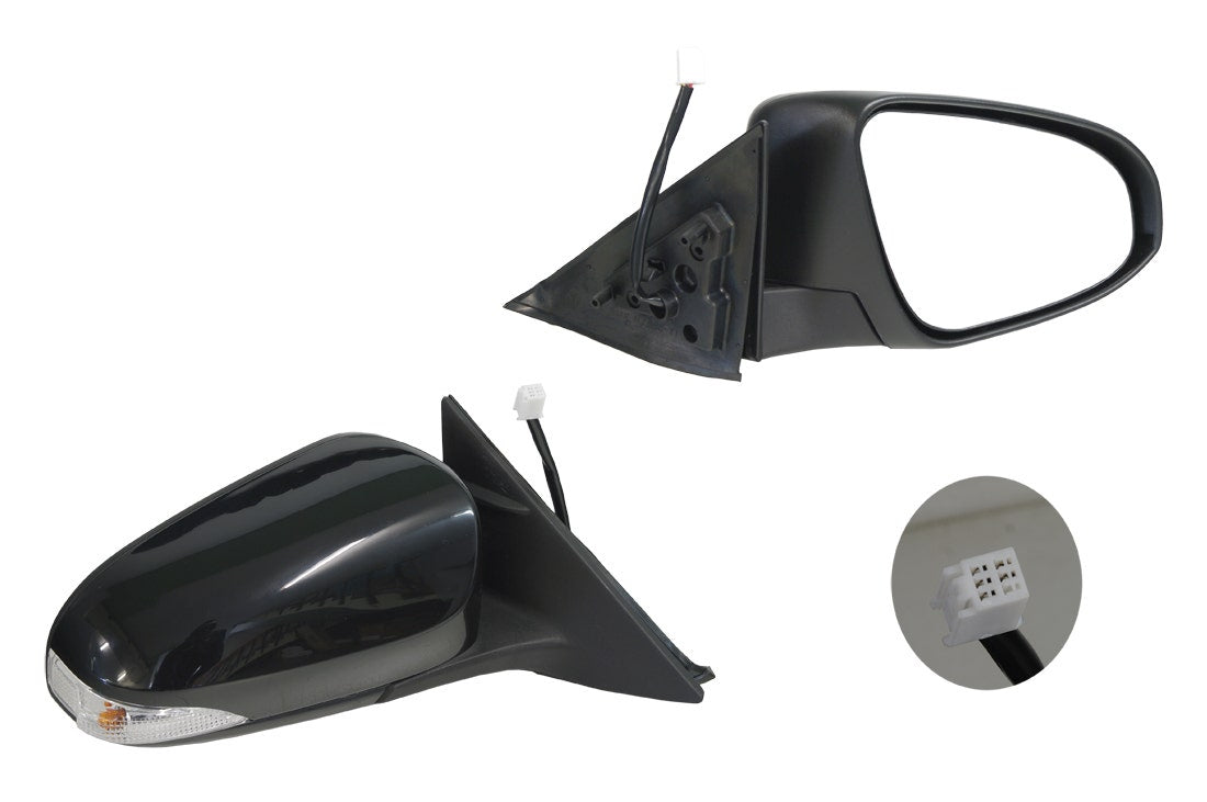 Door Mirror (RHS, with Lamp) Toyota Aurion GSV50 2012 - 2017 TYAU-DOM-05R - Sterling