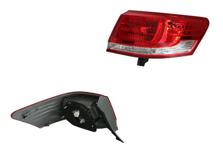 Outer Tail Light (RHS, Red/Clear/Red) Toyota Aurion GSV40 09/2009 - 06/2012 TYAU-TAL-06R - Sterling Parts