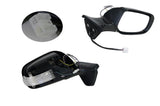 Door Mirror (RHS, Electric, Folding, 7 Pin) Toyota Corolla ZRE152 2009 - 2012 TYCO-DOM-71R - Sterling