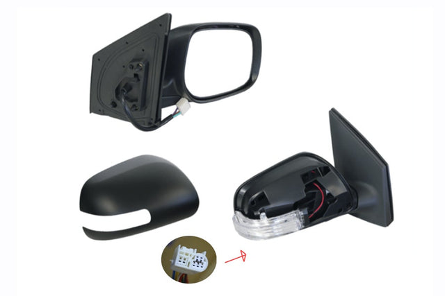Door Mirror (RHS, Electric, with Blinker Folding) Toyota Corolla ZRE152 2009 - 2013 TYCO-DOM-72R - Sterling