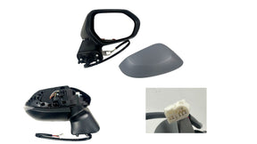 Door Mirror (RHS, Heated, with Indicator Lamp), 6 Pin 7 Hole Toyota Corolla 2018 - Current TYCO-DOM-82R - Sterling