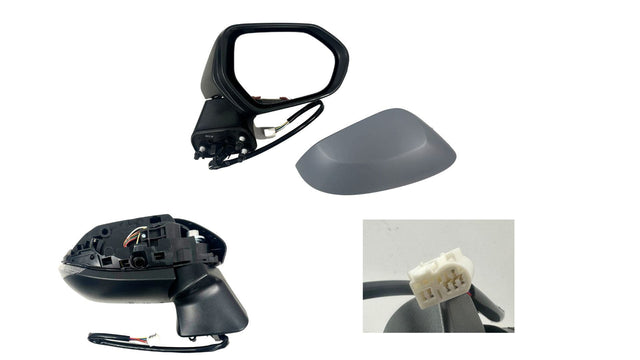 Door Mirror (RHS, Heated, with Indicator Lamp), 6 Pin 7 Hole Toyota Corolla 2018 - Current TYCO-DOM-82R - Sterling