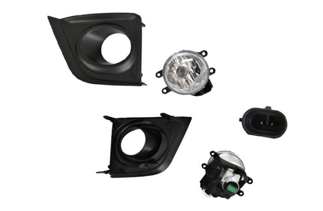 Front Fog Light Cover (RHS, Black Moulded) Toyota Corolla ZRE172 2013 - 2019 TYCO-FOL-19R - Sterling
