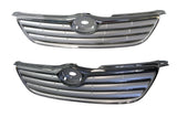 Front Grille (Silver/Chromed) Toyota Corolla ZZE122 2004 - 2007 TYCO-GRI-62F - Sterling
