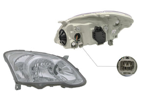 Headlight (LHS) Toyota Corolla ZZE122 2004 - 2007 TYCO-HEL-641L - Sterling
