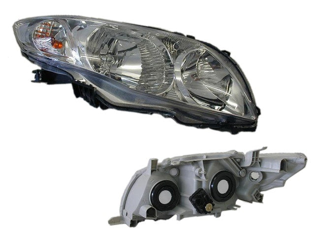 Headlight (Halogen, RHS) Toyota Corolla ZRE152 2007 - 2009 TYCO-HEL-65R - Sterling