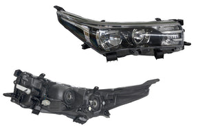 Headlight (Halogen, HB3/H11, No LED) RHS Toyota Corolla ZRE172 Sedan 2013 - 2019 TYCO-HEL-83R - Sterling