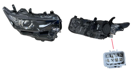 Headlight (RHS) with LED & Daytime Running Light Toyota Corolla ZRE182 2015 - 2018 TYCO-HEL-88R - Sterling Parts