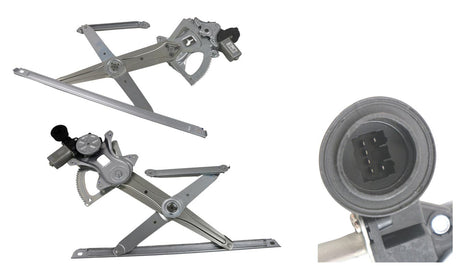 Hybrid Front Window Regulator LHS (2-Pin, With Motor) Toyota Corolla ZRE182/ZWE186 01/2013 - 07/2018 TYCO-WIR-66L - Sterling Parts