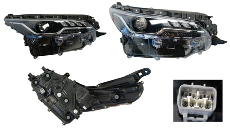 Headlight (RHS, LED with Motor) Toyota Fortuner GUN156 Series 2 GX 2020 - Onwards TYFT-HEL-05R - Sterling Parts