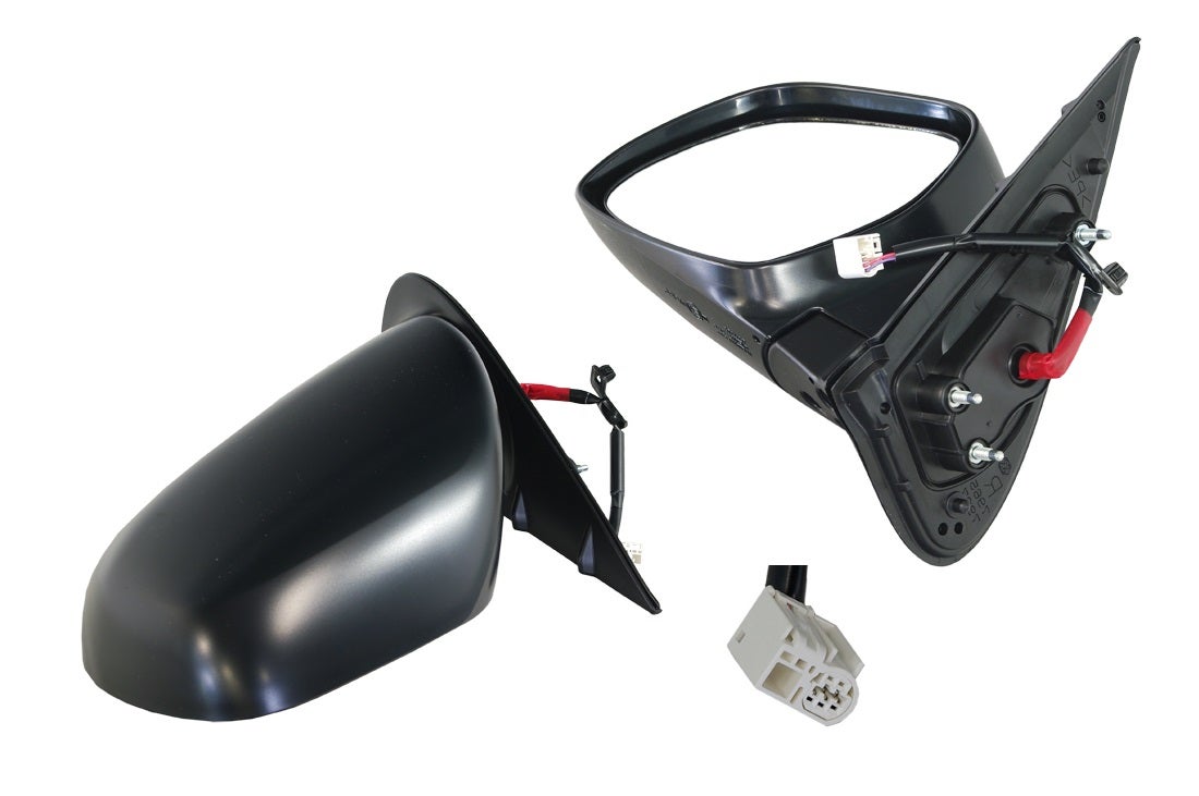 Door Mirror (Electric, LHS) Black Toyota Hiace TRH/KDH 2013 - 2019 TYHI-DOM-108L - Sterling