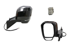 Door Mirror (LHS, Black) with Heated Folding Blind Spot Toyota Hiace GDH300/GRH300 2019 - Onwards TYHI-DOM-115L - Sterling