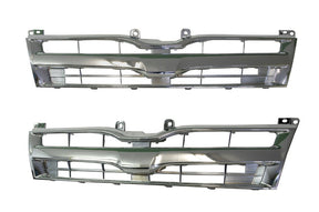 Front Grille (Full Chrome) Toyota Hiace LWB 2010 - 2013 TYHI-GRI-114F - Sterling