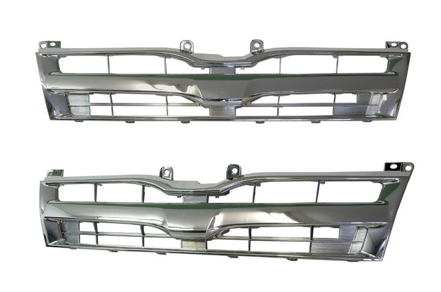 Front Grille (Full Chrome) Toyota Hiace LWB 2010 - 2013 TYHI-GRI-114F - Sterling