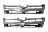 Front Grille (Chrome/Black), TRH/KDH Toyota Hiace LWB 2010 - 2013 TYHI - GRI - 115F - Sterling Parts - Grilles & Bumper Parts - Sterling Parts