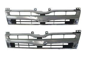 Front Grille (Chrome/Black), TRH/KDH Toyota Hiace LWB 2010 - 2013 TYHI - GRI - 115F - Sterling Parts - Grilles & Bumper Parts - Sterling Parts