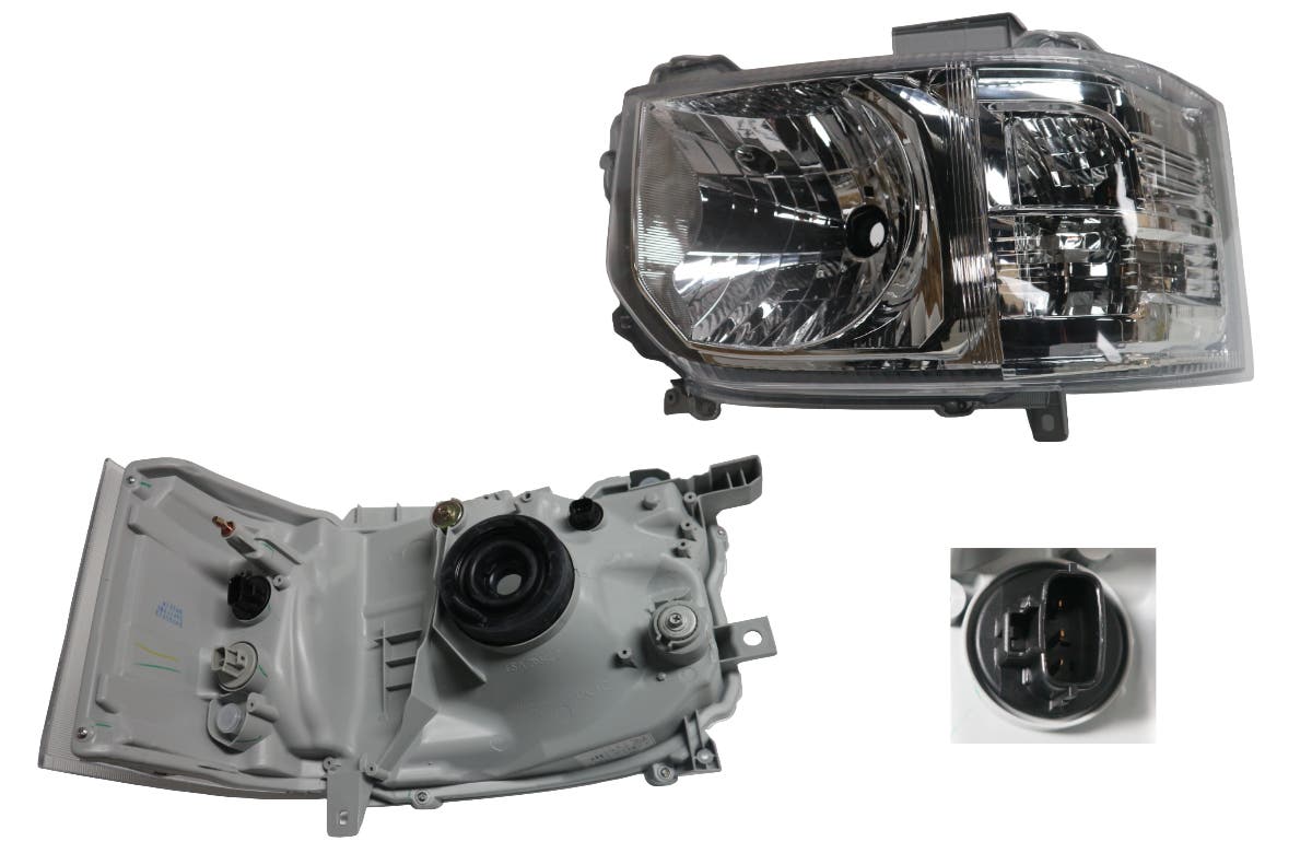 Headlight (RHS, E-Mark), TRH/KDH Low Roof Toyota Hiace LWB 2013 - 2019 TYHI-HEL-83R - Sterling