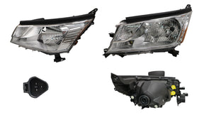 Headlight (LHS) with Motor Adjuster — Halogen H4/T20 Toyota Hiace 2019 - Onwards TYHI - HEL - 88L - Sterling Parts - Headlight Assemblies - Sterling Parts