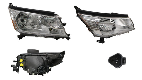 Headlight (RHS, with Motor Adjuster, without Globe) Toyota Hiace 2019 - Current TYHI-HEL-88R - Sterling Parts