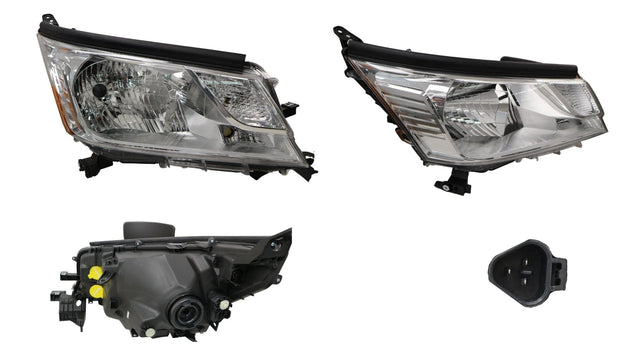 Headlight (RHS, with Motor Adjuster, without Globe) Toyota Hiace 2019 - Current TYHI-HEL-88R - Sterling